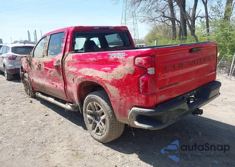 2024 Chevrolet Silverado 1500 4Wd Short Bed Custom Trail Boss z USA, uszkodzony, nr VIN 3GCPDCEKXRG265421